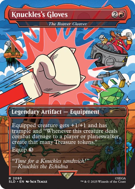 Magic the Gathering Secret Lair x Sonic the Hedgehog: Turbo Gear - Foil Edition