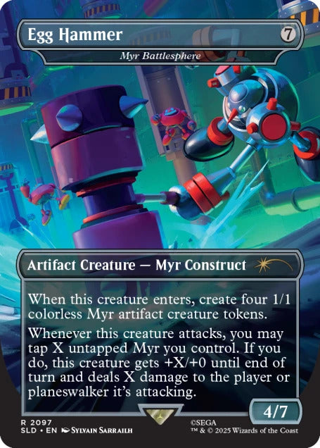 Magic the Gathering Secret Lair x Sonic the Hedgehog: Turbo Gear - Foil Edition