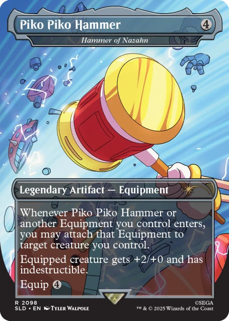 Magic the Gathering Secret Lair x Sonic the Hedgehog: Turbo Gear - Foil Edition