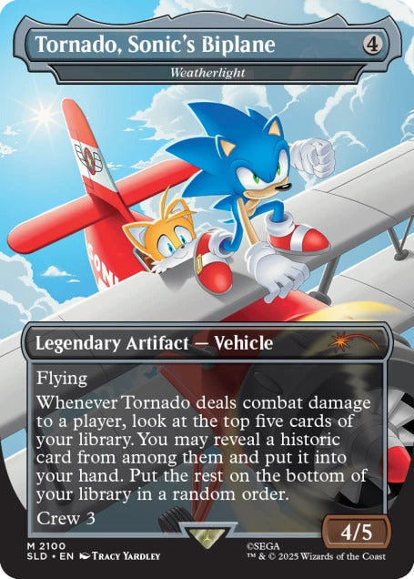 Magic the Gathering Secret Lair x Sonic the Hedgehog: Turbo Gear - Foil Edition