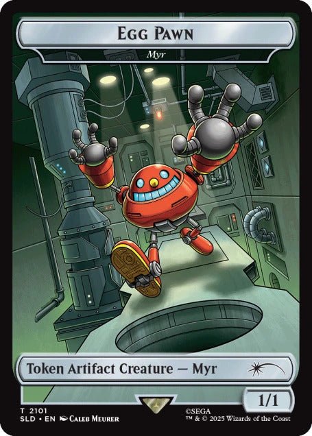 Magic the Gathering Secret Lair x Sonic the Hedgehog: Turbo Gear - Foil Edition