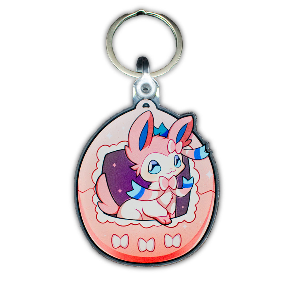 Sylveon Tamagotchi Keychain