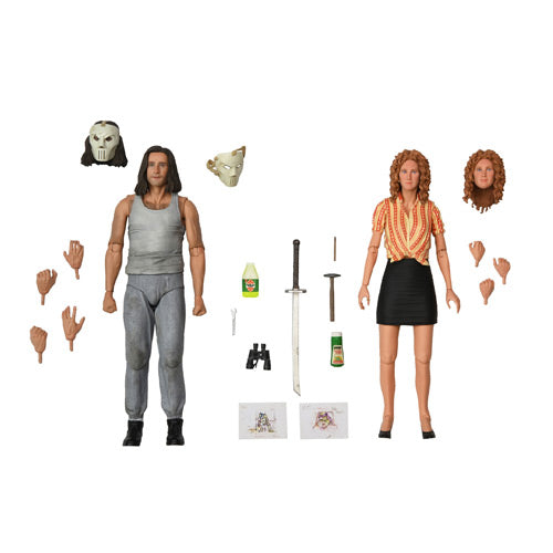 NECA Teenage Mutant Ninja Turtles 1990 Movie 7" Scale April O'Neil & Casey Collectible Action Figures Set