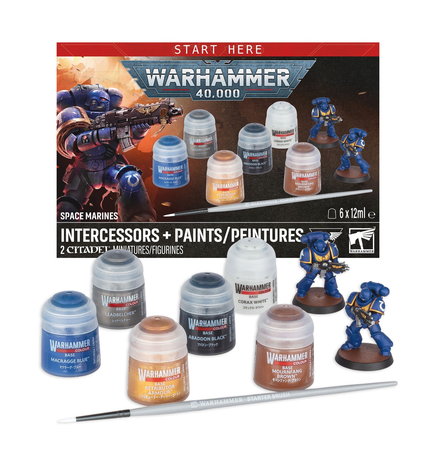 Games Workshop - Warhammer 40K - Space Marines - Intercessors + Paints 2026