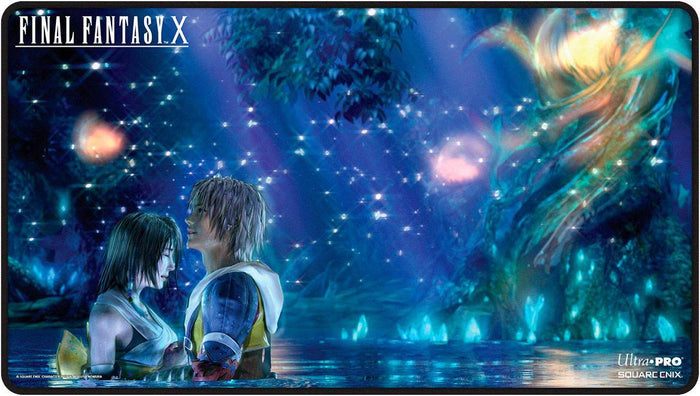 Ultra PRO Magic: The Gathering Final Fantasy X Stitched Playmat for Trading Card Games | Soft Fabric Top | Non-Slip Rubber Backing | Premium Stitched Edges