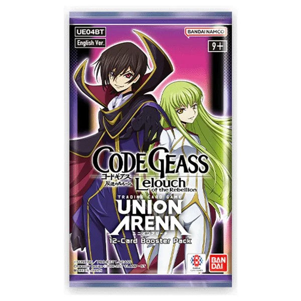Union Arena Card Game Booster Pack Code Geass: Lelouch of The Rebellion (UE04BT)