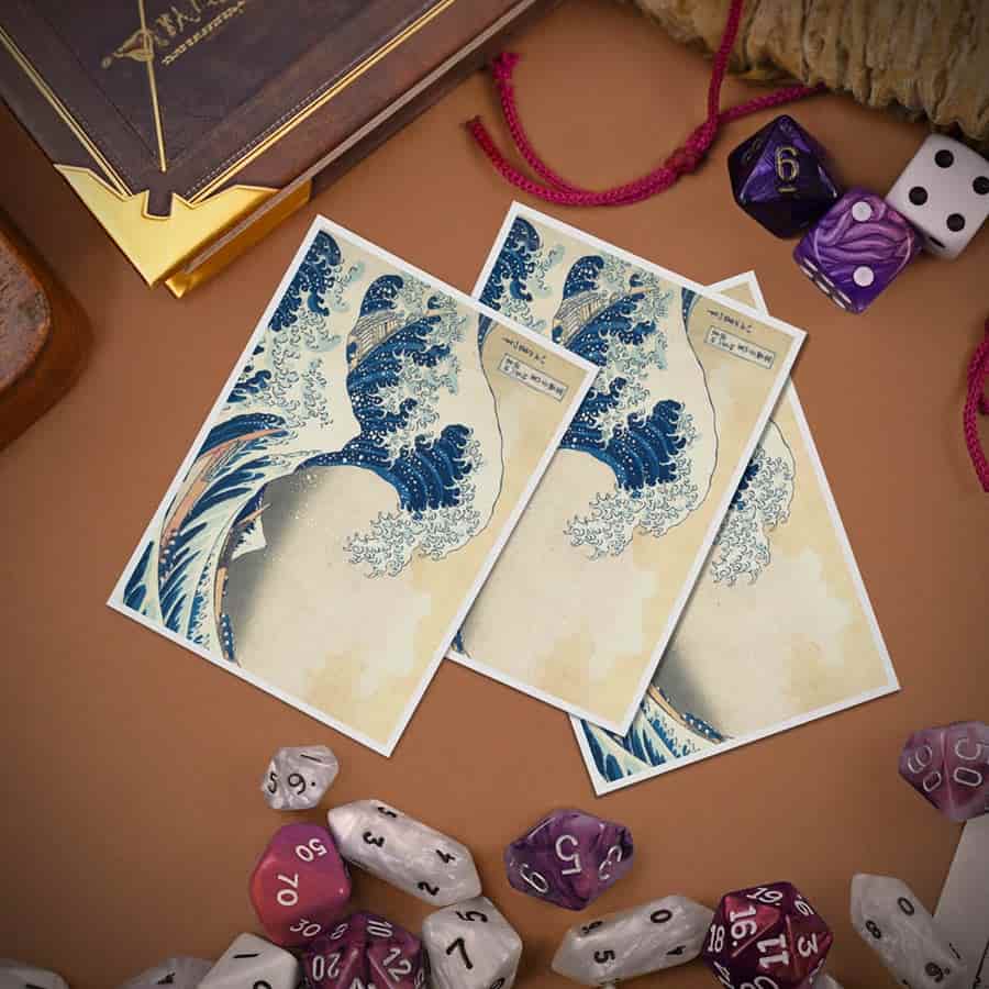 Ultra Pro The Great Wave off Kanagawa: 105ct APEX Deck Protector Sleeves