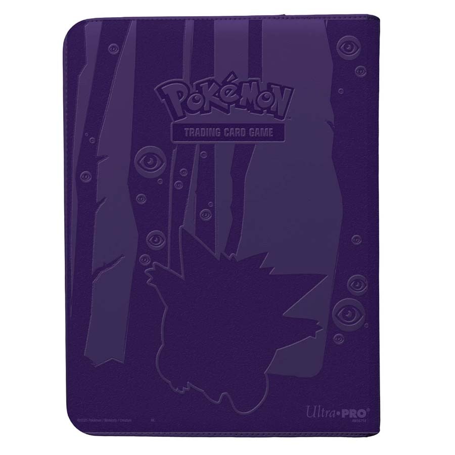 Ultra Pro Zippered PRO Binder 9-Pocket Pokemon Elite Series Gengar