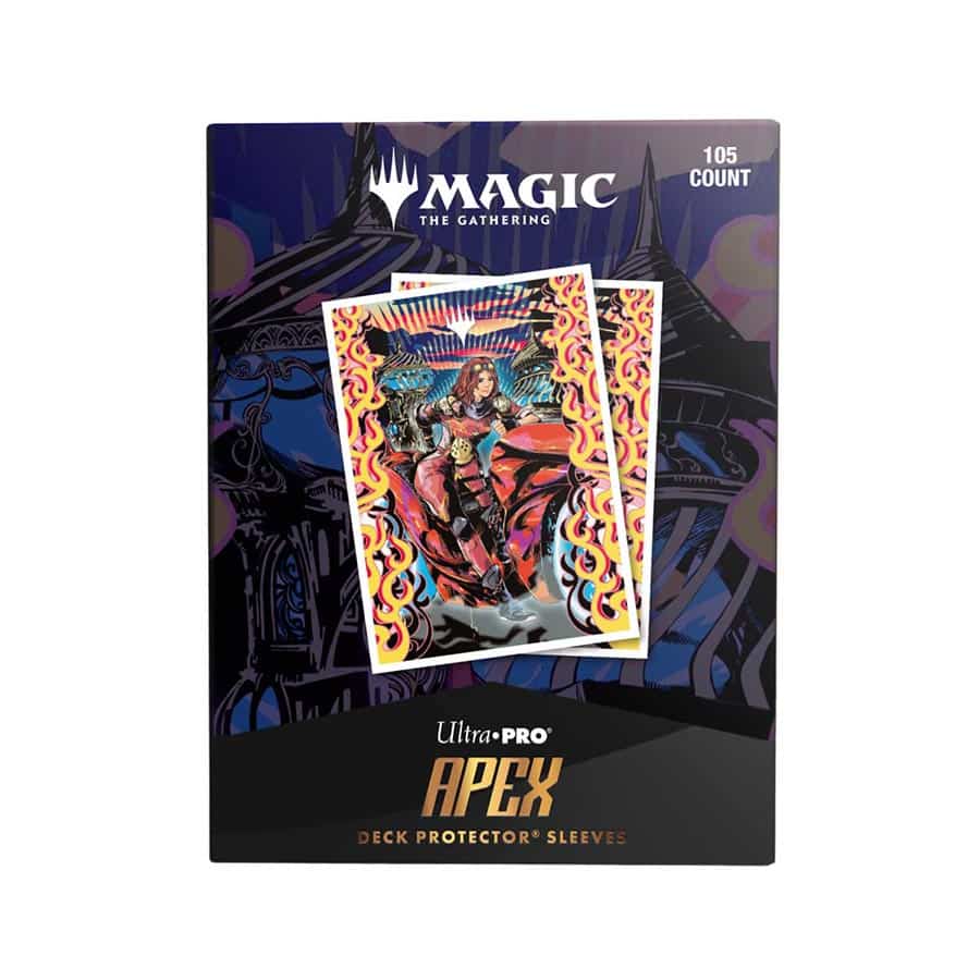 Ultra Pro: Magic The Gathering: Aetherdrift: 105ct Apex Deck Protector Sleeves Variant Art Planeswalker: Chandra Spark Hunter