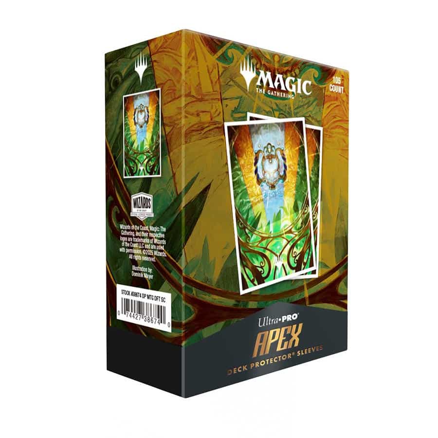 Ultra Pro: Magic The Gathering: Aetherdrift: 105ct Apex Deck Protector Sleeves Serialized Card: The Aetherspark