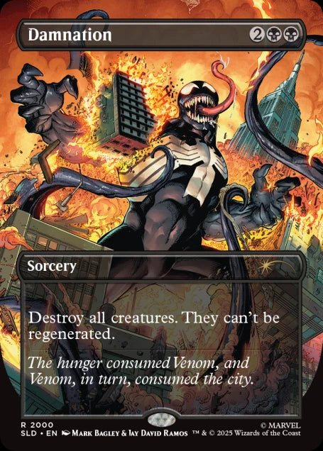 Magic the Gathering Secret Lair x Marvel's Spider-Man: Venom Unleashed (Colors) (Non-Foil)