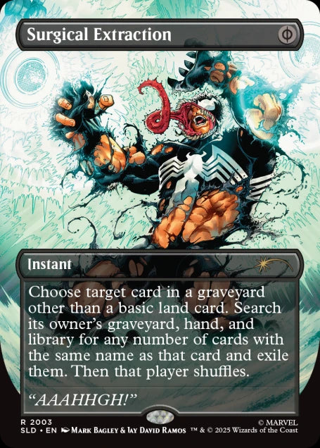 Magic the Gathering Secret Lair x Marvel's Spider-Man: Venom Unleashed (Colors) (Foil)