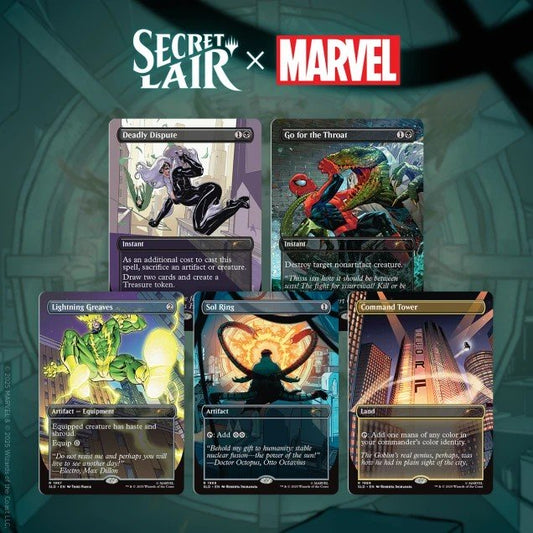 Magic the Gathering Secret Lair x Marvel's Spider-Man: Villainous Plots (Non-Foil)