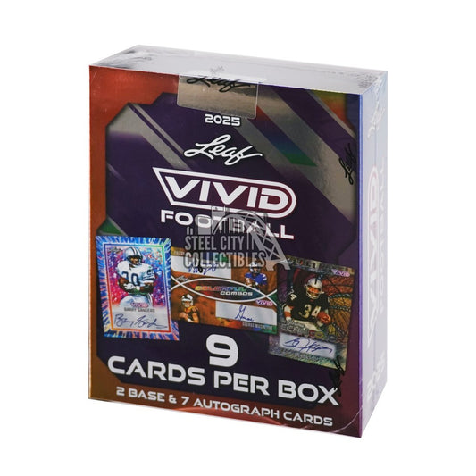 Leaf 2025 Vivid Football Hobby Box