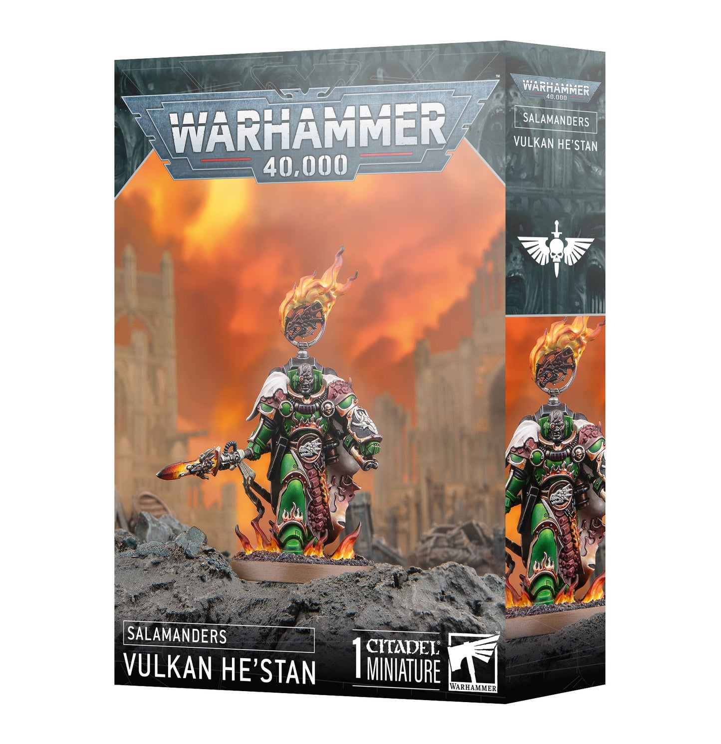 Games Workshop - Warhammer 40K - Salamanders - Vulkan He'stan