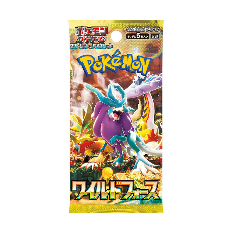 Pokemon Card Game Scarlet & Violet Enhancement Expansion Pack Wild Force Booster Box (Japanese) - 30 Packs