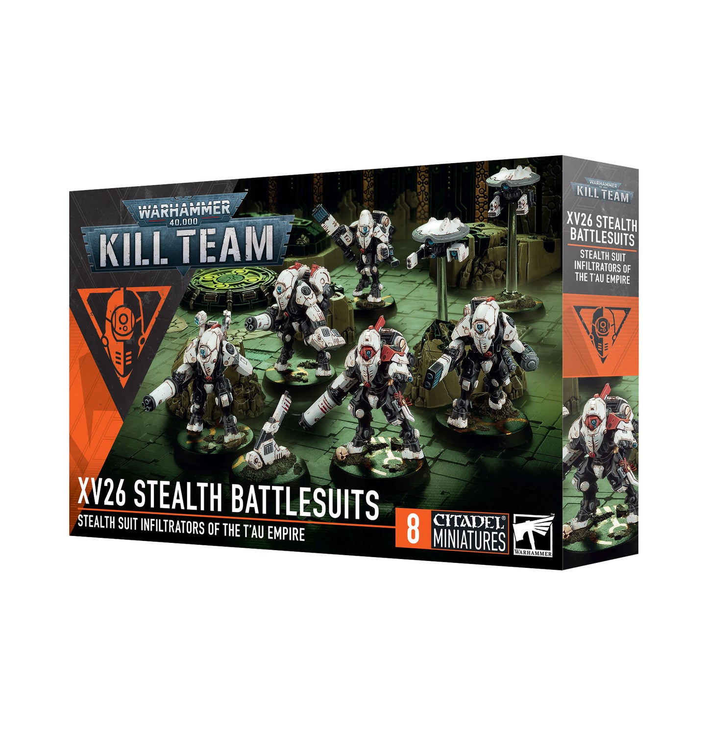 Games Workshop - Warhammer 40K Kill Team - XV26 Stealth Battlesuits - Stealth Suit Infiltrators of the Tau Empire
