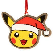 Pokemon Center: Brass Tree Ornament - Pikachu Holiday