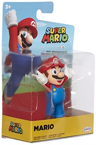 Jakks Pacific 2 Inch Action Figure - Super Mario - Mario (Wave 24)