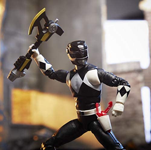 Power Rangers 6 Inch Action Figure - Lightning Collection - Mighty Morphin Black Ranger