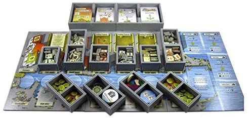 Folded Space Le Havre and Le Gran Hameau Board Game Box Inserts