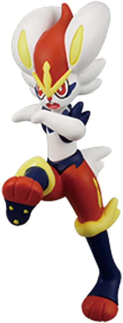 Takara Tomy Pokedel-Z Pop n Catch Action Figure 2 Pack - Cinderace Great Ball & Lucario Poke Ball