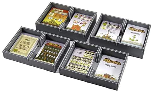Folded Space Le Havre and Le Gran Hameau Board Game Box Inserts
