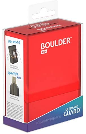 Ultimate Guard 40+ Boulder Deck Case - Ruby