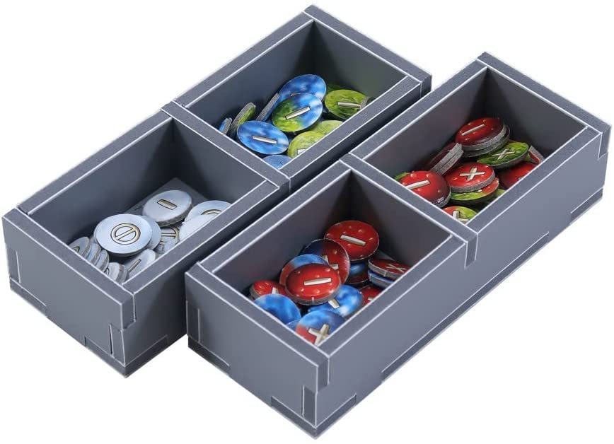 Folded Space Alchemists and The Kings Golem Expansion Board Game Box Inserts