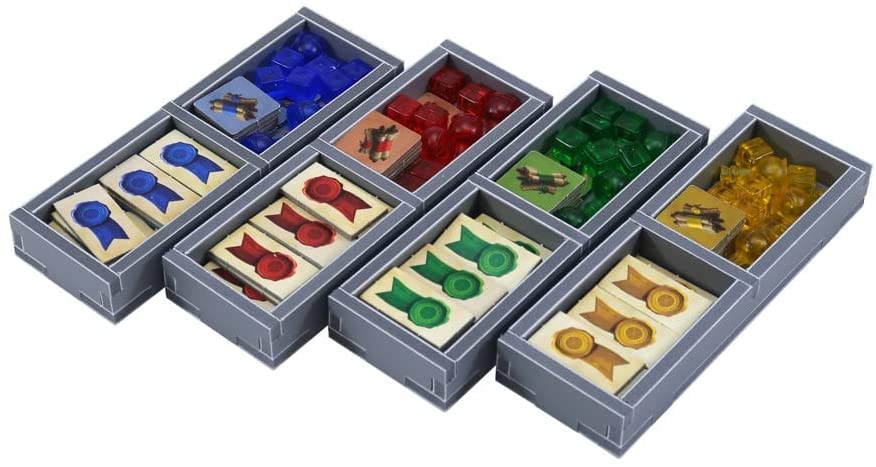 Folded Space Alchemists and The Kings Golem Expansion Board Game Box Inserts