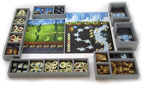 Folded Space Above and Below and Token Set Board Game Box Inserts
