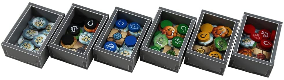 Folded Space Quacks of Quedlinburg and Expansions Board Game Box Inserts