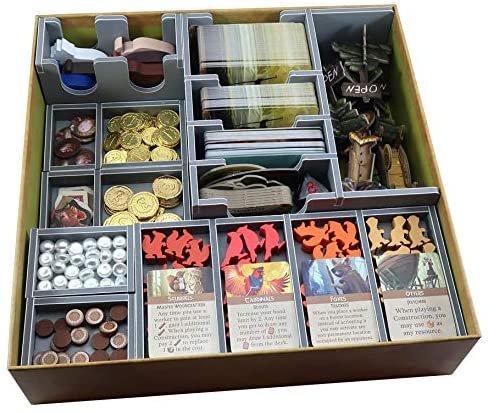 Folded Space Everdell and Expansions Board Game Box Inserts
