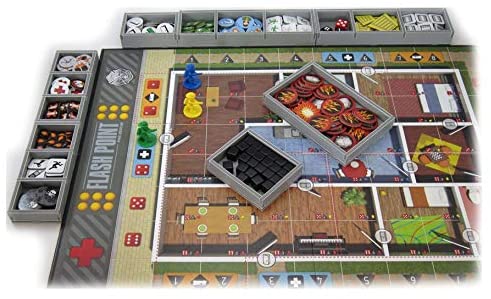 Folded Space Flash Point and Expansions Board Game Box Inserts