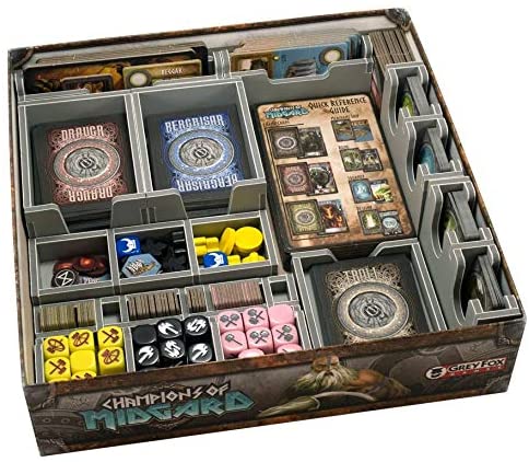 Folded Space Champions of Midgard and Expansions Board Game Box Inserts