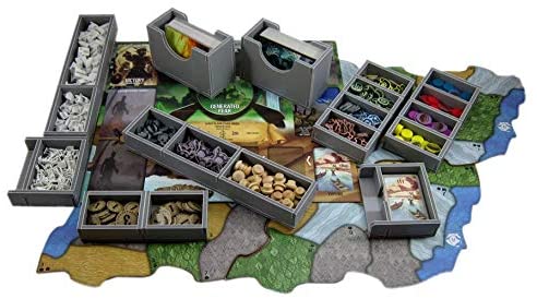 Folded Space Spirit Island and Branch and Claw Expansion Board Game Box Inserts
