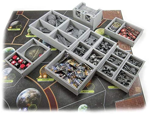 Folded Space Star Wars Rebellion and Expansions Board Game Box Inserts