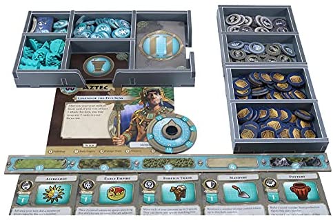 Folded Space Civilization A New Dawn and Expansion Board Game Box Inserts