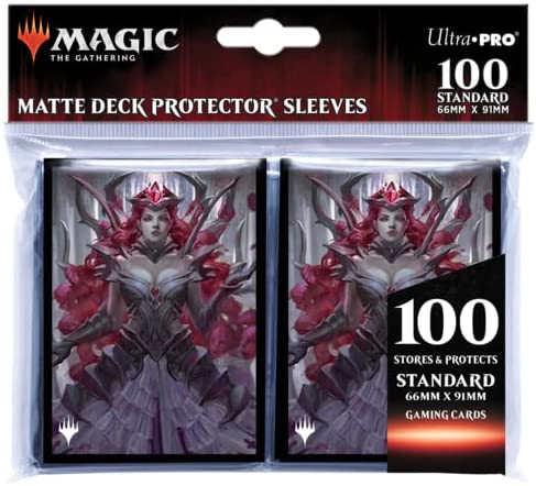 Ultra Pro 100ct Standard Card Sleeves - MTG Innistrad Crimson Vow V1 Olivia, Crimson Bride