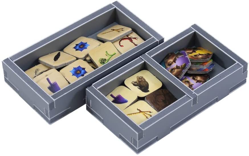 Folded Space Alchemists and The Kings Golem Expansion Board Game Box Inserts