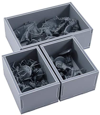 Folded Space Journeys in Middle Earth and Expansions Board Game Box Inserts