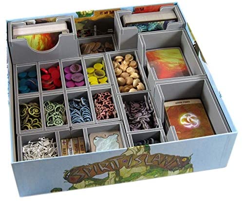 Folded Space Spirit Island and Branch and Claw Expansion Board Game Box Inserts