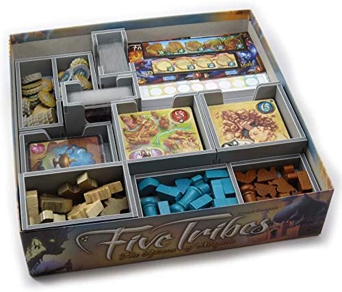 Folded Space Five Tribes Board Game Box Inserts