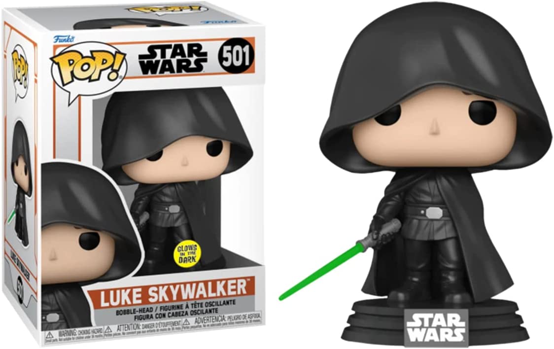 Funko Pop! Star Wars: The Mandalorian - Glow in The Dark Luke Skywalker #501 (Special Edition)