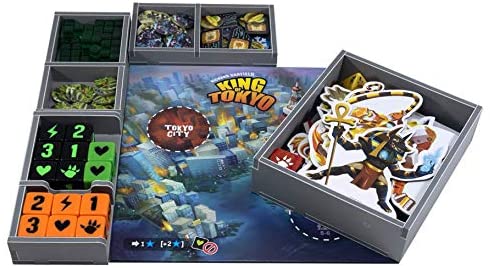Folded Space King of Tokyo King of New York and Expansions Board Game Box Inserts
