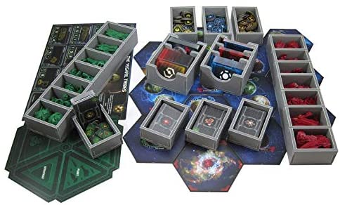 Folded Space Twilight Imperium 4 and Expansions Board Game Box Inserts Organizer
