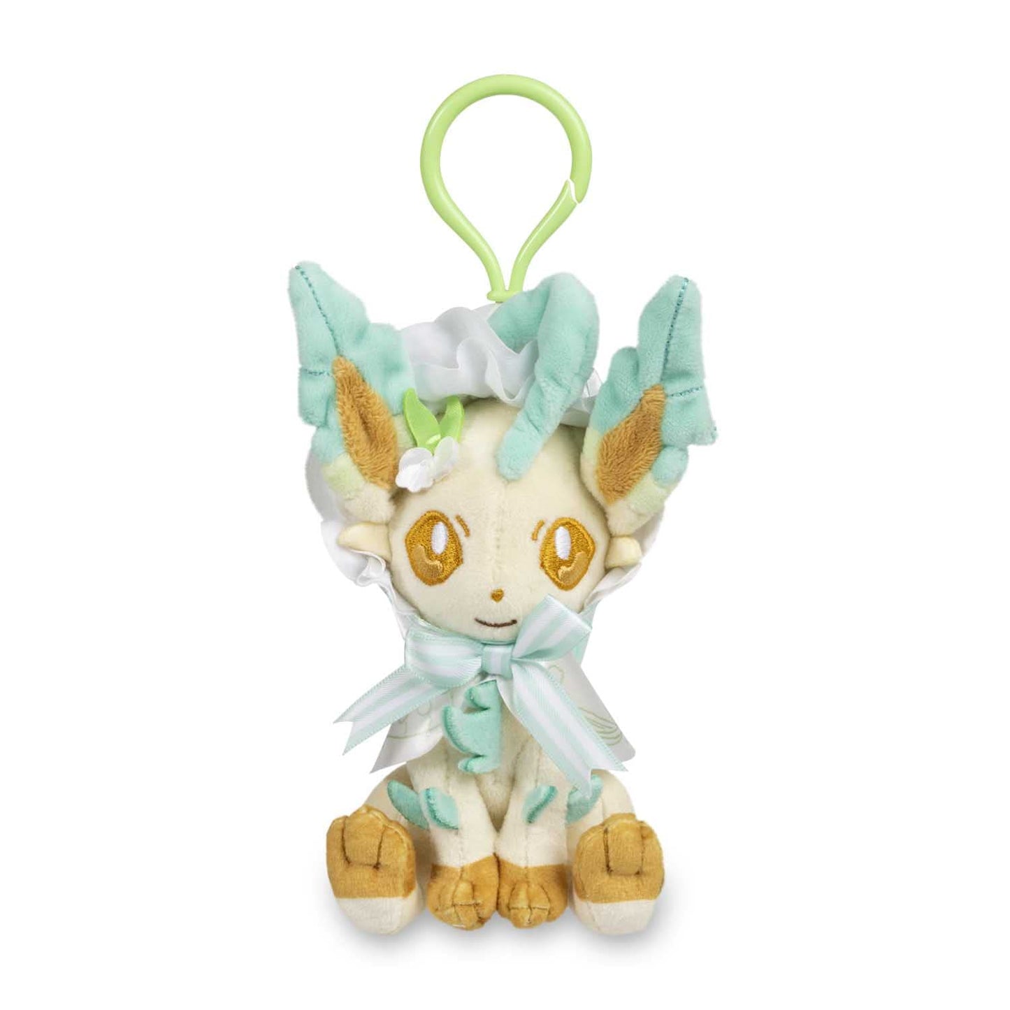 Pokemon 5 Inch Plush Key Chain - Happy Spring Leafeon