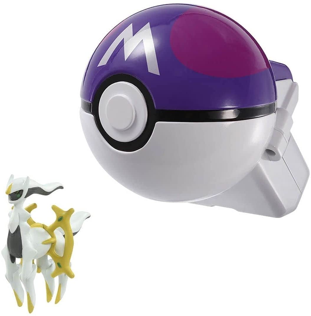 Takara Tomy Pokedel-Z Pop n Catch Action Figure - Arceus Master Ball
