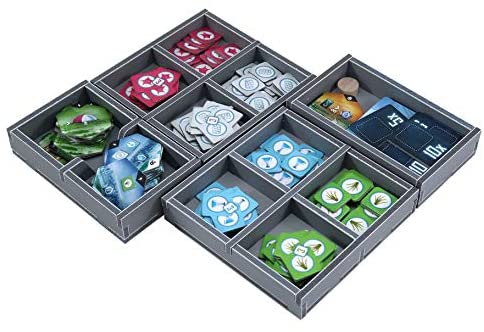 Folded Space Underwater Cities and Expansions Board Game Box Inserts