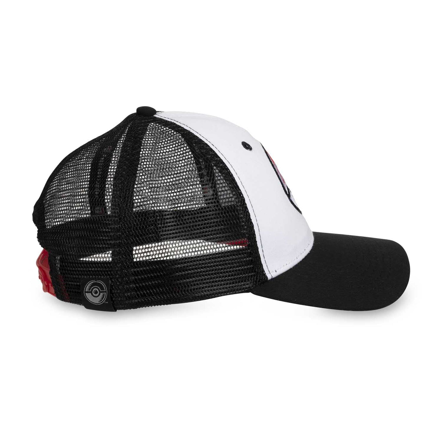Pokemon Center Flat-Bill Hat - Poké Ball Black & White